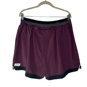 Smartwool Men XXL Shorts Intraknit Merino Tech Lined Maroon Running Athletic NWT